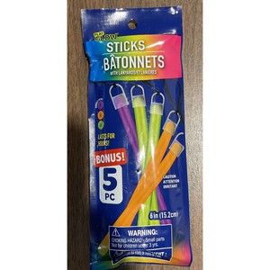 Assorted Colors! Play Glow Sticks. Add Fun & Excitement to Any Occasion